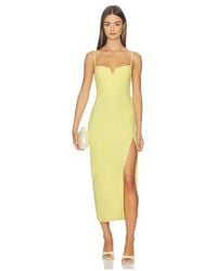 Amanda Uprichard - Lyra Midi Dress - Lyst