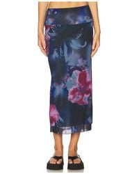 Free People - Sunset メッシュマキシスカート - Lyst