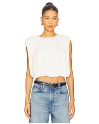 Steve Madden - Top Sin Mangas Milana En Color Blanco Talla (También En M, S, Xl, Xs) - Lyst