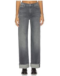 Mother - Pierna Ancha Dodger Skimp Cuff En Color Gris Talla (También En 24, 25, 26, 27, 28, 29, 30, 31, 32, 33, 34) - Lyst