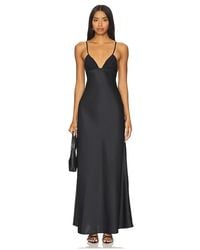 WeWoreWhat - Langes Slip Dress Mit Spitze - Lyst