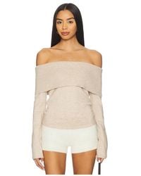 Lovers + Friends - Gen Off The Shoulder Sweater - Lyst