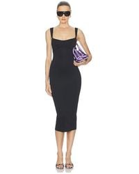 GOOD AMERICAN - Sculpting Sweetheart Midi Dress - Lyst