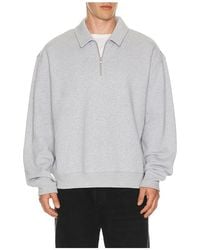 AllSaints - Milo Sweatshirt Polo - Lyst