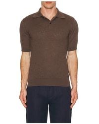 Far Afield - Belser Knitted Polo - Lyst