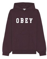 Obey - Felt Extra Heavy Hoodie - Lyst