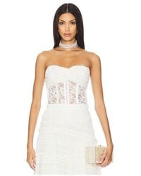 ROKH - Twisted Knot Laced Corset - Lyst