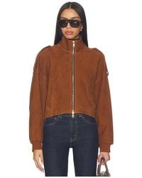 AllSaints - Lowden Suede Jacket - Lyst