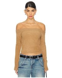 GOOD AMERICAN - Top Descubierto Plush En Color Bronce Talla (También En 4X) - Lyst
