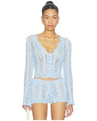 SNDY'S - Crochet Cardigan - Lyst