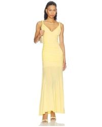 Alice + Olivia - Bianca Twist Strap Asymmetrical Godet Midi Dress - Lyst