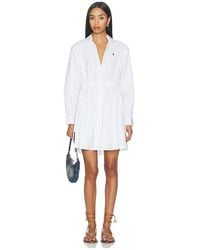 Polo Ralph Lauren - Cotton Long Sleeve Shirt Dress - Lyst