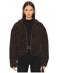 Rag & Bone - Sun Sherpa Zip Up Jacket - Lyst