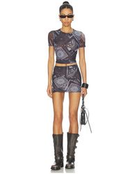 superdown - Eloraina Mini Skirt Set - Lyst