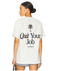 Motel Margarita - Camiseta Quit En Color Blanco Talla (También En M, S, Xl/1X) - Lyst