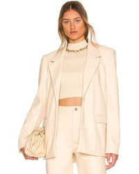 WeWoreWhat - Faux Leather Blazer - Lyst