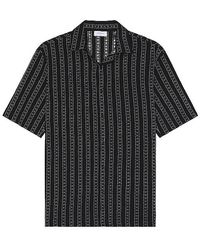 Off-White c/o Virgil Abloh - Stripes Bowling Shirt - Lyst