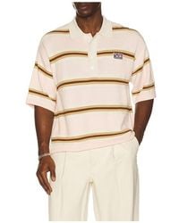 NAHMIAS - Knit Striped Polo - Lyst