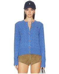 Polo Ralph Lauren - Crew Neck Cardigan Sweater - Lyst