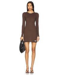 Alexander Wang - ロングスリーブクルーネックドレス - Lyst