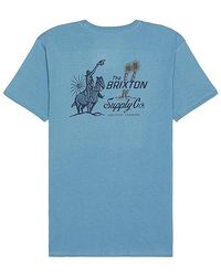 Brixton - Austin Short Sleeve Tailored Tee - Lyst