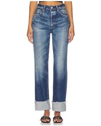Moussy - Bardmoor Wide Straight Jeans - Lyst
