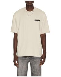 AllSaints - Redact Crew Neck Tee - Lyst