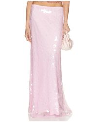 SNDY'S - X Revolve Calliope Maxi Skirt - Lyst