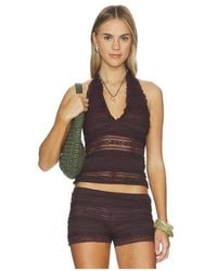 Free People - X Intimately Fp Flirty Frills Halter - Lyst