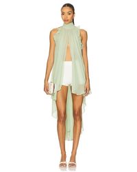 La Fuori - Gathered Halter Top - Lyst