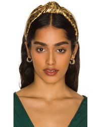 Haarspangen und Haarschmuck Damen Accessoires Haarbänder Lele Sadoughi STIRNBAND JEWELED KNOTTED in Gelb 