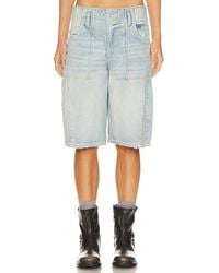 Free People - X We The Free Extreme Measures Barrel Short - Lyst