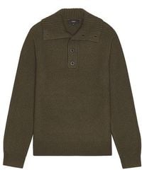 Vince - Long Sleeve Mockneck Sweater - Lyst