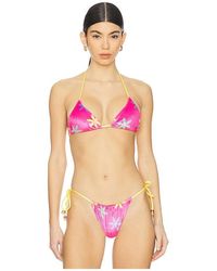 VDM - Blair Reversible Bikini Top - Lyst