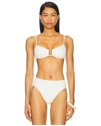 LSPACE - Eco Ocean Rib Peyton Bikini Top - Lyst
