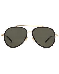 Gucci - Gafas De Sol En Color Gris Talla - Lyst