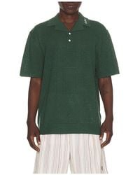 Malbon - Resort Crochet Polo - Lyst