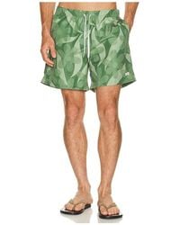 Bather - Fern Daisy Trip Swim Trunk - Lyst