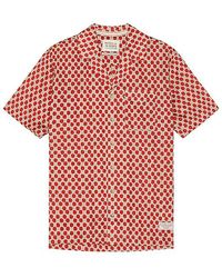 Scotch & Soda - Printed Short Sleeve Shirt - Lyst