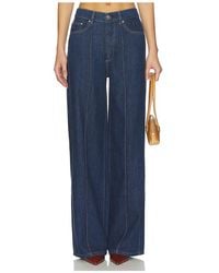 DL1961 - Hepburn Aura High Rise Wide Leg Jeans - Lyst