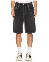 TRUE RELIGION - Bobby Big T Flap Shorts - Lyst