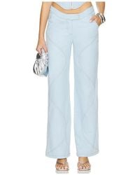 BY.DYLN - Ramona Wide Leg Jeans - Lyst
