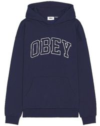 Obey - Institute Extra Heavy Hoodie - Lyst