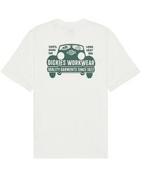 Dickies - Gordonsville Short Sleeve Tee En Color Blanco Talla (También En M, S, Xl/1X, Xxl/2X) - Lyst