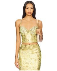 Gcds - Printed Lame Top - Lyst