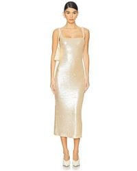 L'academie - 'Academie By Marianna Ceci Sequin Midi Dress - Lyst