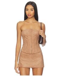 Tularosa - Jolie Faux Suede Top - Lyst