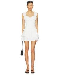 Runaway the Label - Bronte Ruffled Corset Mini Dress - Lyst