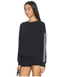 Michael Lauren - Keegan Longsleeve Drop Shoulder Crop Tee - Lyst