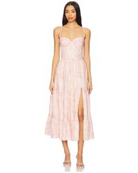 V. Chapman - Lorenza Midi Dress - Lyst